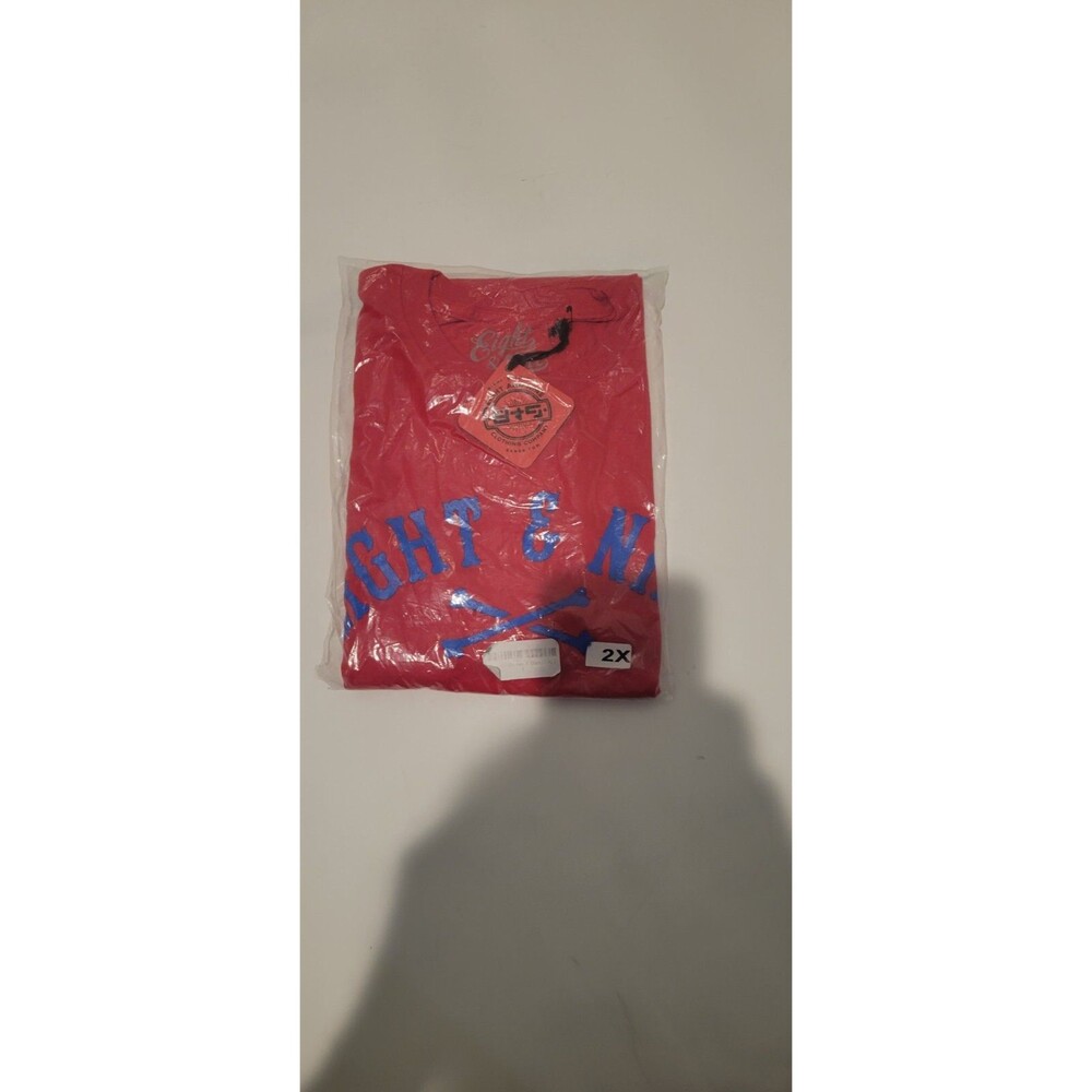 Eight And Nine Classic Bones Red T Shirt 2XL